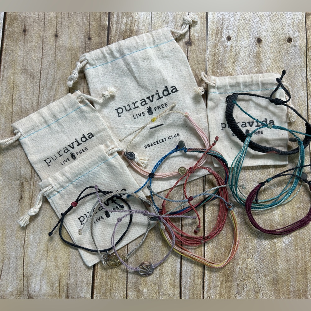 Large lot of Pura Vida Bracelets(33) - some new and some worn.  Fun to wear!